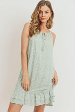 Load image into Gallery viewer, Ruffled Floral Sleeveless Dress
