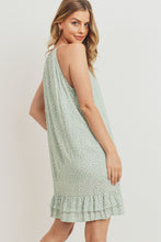 Load image into Gallery viewer, Ruffled Floral Sleeveless Dress
