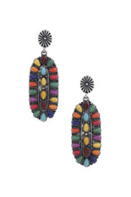 Load image into Gallery viewer, Western Style Oval Earring
