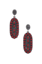 Load image into Gallery viewer, Western Style Oval Earring
