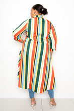 Load image into Gallery viewer, Striped Hi Low Shirt
