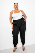 Load image into Gallery viewer, Utility Jogger Pants With Elastic Band
