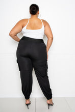 Load image into Gallery viewer, Utility Jogger Pants With Elastic Band
