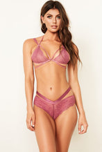 Load image into Gallery viewer, Halter Cageback Style Triangle Bralette
