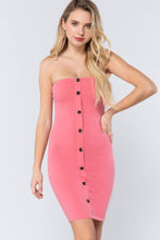 Load image into Gallery viewer, Button Down Tube Mini Dress
