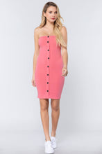 Load image into Gallery viewer, Button Down Tube Mini Dress

