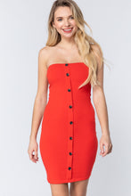 Load image into Gallery viewer, Button Down Tube Mini Dress
