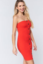 Load image into Gallery viewer, Button Down Tube Mini Dress
