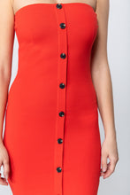 Load image into Gallery viewer, Button Down Tube Mini Dress
