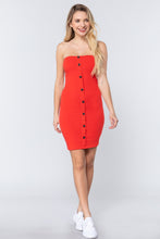 Load image into Gallery viewer, Button Down Tube Mini Dress
