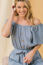 Load image into Gallery viewer, A Textured Woven Romper
