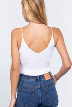 Load image into Gallery viewer, V-neck 2 Ply Cami Bodysuit

