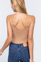 Load image into Gallery viewer, V-neck 2 Ply Cami Bodysuit
