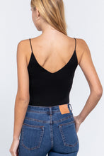 Load image into Gallery viewer, V-neck 2 Ply Cami Bodysuit
