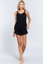 Load image into Gallery viewer, Thermal Flare Top/shorts Pajama Set
