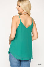 Load image into Gallery viewer, Plunging V-neckline Lattice Top

