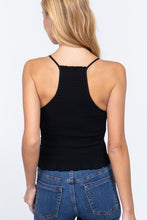Load image into Gallery viewer, Smocking Detail Cami Woven Top
