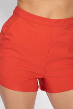 Load image into Gallery viewer, Back Zip-up Mini Shorts
