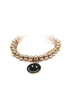 Load image into Gallery viewer, Fashion Smiley Face Metal Bead Bracelet
