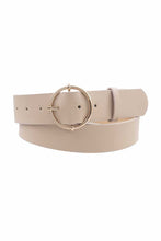 Load image into Gallery viewer, Half Textured Circle Buckle Belt
