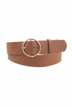 Load image into Gallery viewer, Half Textured Circle Buckle Belt

