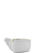 Load image into Gallery viewer, Plain Zipper Waist Fanny Pack
