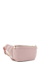 Load image into Gallery viewer, Plain Zipper Waist Fanny Pack
