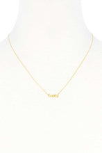 Load image into Gallery viewer, Happy Message Dainty Metal Necklace
