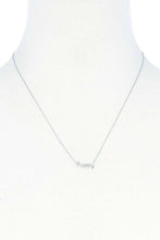 Load image into Gallery viewer, Happy Message Dainty Metal Necklace

