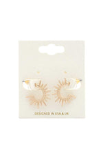 Load image into Gallery viewer, Sun Shape Metal Earring
