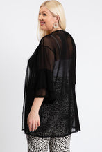 Load image into Gallery viewer, Ruffle Sleeve Open Cardigan
