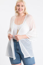 Load image into Gallery viewer, Ruffle Sleeve Open Cardigan
