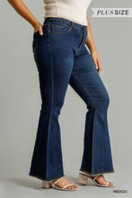 Load image into Gallery viewer, High Rise Stretch Denim Wide Leg Flare Jeans
