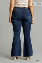 Load image into Gallery viewer, High Rise Stretch Denim Wide Leg Flare Jeans
