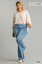 Load image into Gallery viewer, High Rise Stretch Denim Wide Leg Flare Jeans
