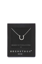 Load image into Gallery viewer, Secret Box Horse Shoe Charm Necklace
