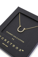 Load image into Gallery viewer, Secret Box Horse Shoe Charm Necklace
