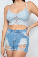 Load image into Gallery viewer, Cami Floral Lace Bralette Top
