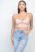 Load image into Gallery viewer, Cami Floral Lace Bralette Top
