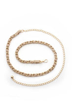 Load image into Gallery viewer, Pu Leather Chain Metal Belt
