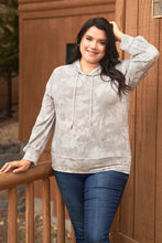 Load image into Gallery viewer, Plus Tie-dye Long Sleeve Hoodie
