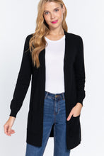 Load image into Gallery viewer, Raglan Slv Open Sweater Cardigan
