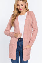 Load image into Gallery viewer, Raglan Slv Open Sweater Cardigan
