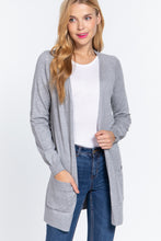 Load image into Gallery viewer, Raglan Slv Open Sweater Cardigan
