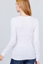 Load image into Gallery viewer, Long Slv Henley Thermal Top
