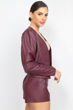 Load image into Gallery viewer, Side Button Detailed Jacket &amp; Shorts Set
