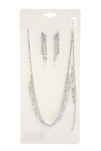 Load image into Gallery viewer, Rhinestone Bracelet Necklace Set
