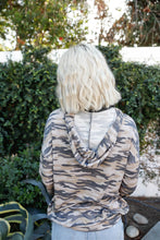 Load image into Gallery viewer, Mask Neck Detail Hooded Sweater

