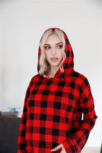 Load image into Gallery viewer, Mask Neck Detail Hooded Sweater
