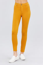 Load image into Gallery viewer, 5-pockets Shape Skinny Ponte Mid-rise Pants
